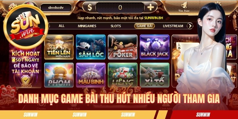 SUNWIN | Tải Sun Win Link Mới Nhất 2026 Truy Cập Nhanh Tải Mượt Danh mục game bài thu hút nhiều hội viên